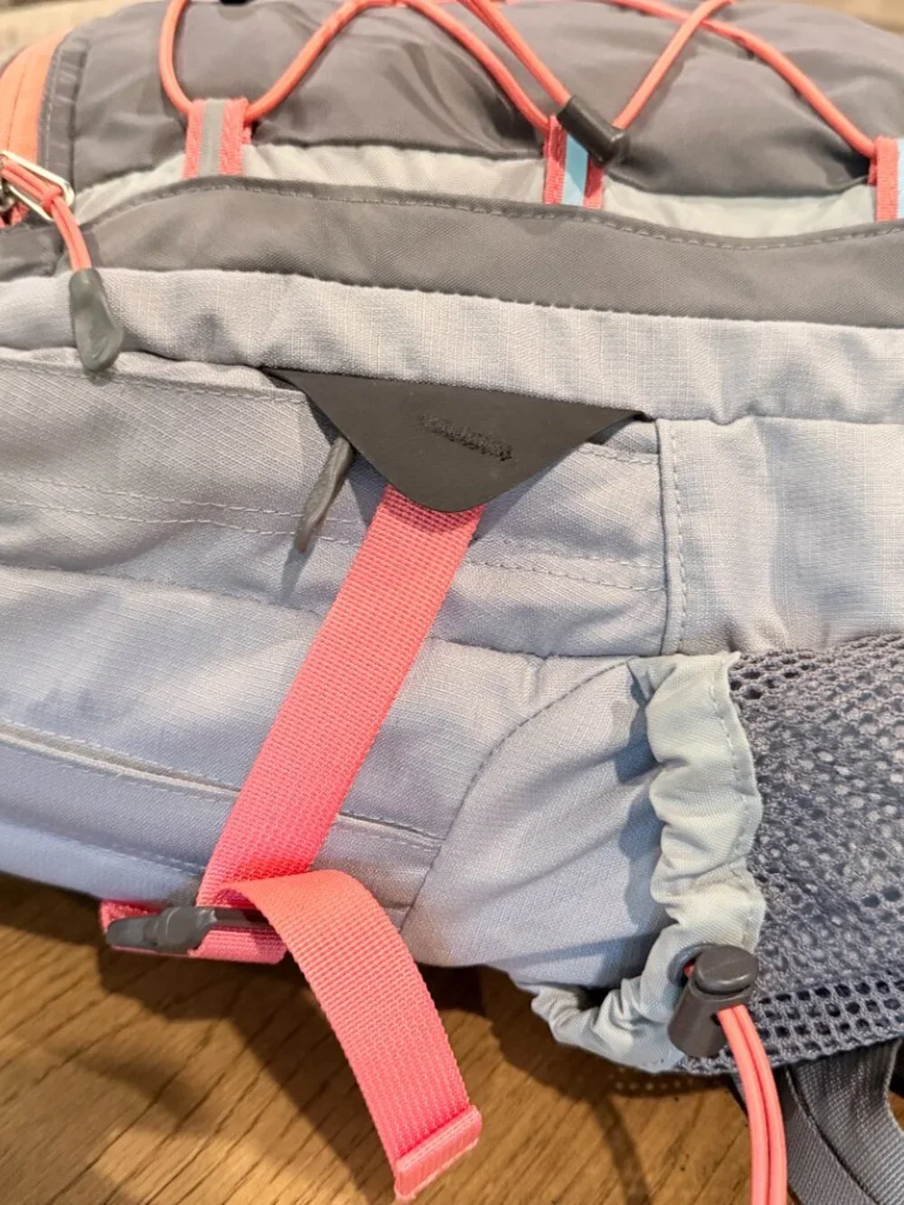 The North Face Borealis Gray/Coral Backpack